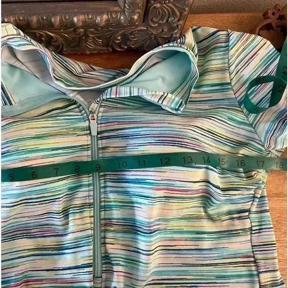 Lands End Size 16 Zip Front One Piece Swimsuit EUC- like new - Picture 8 of 9